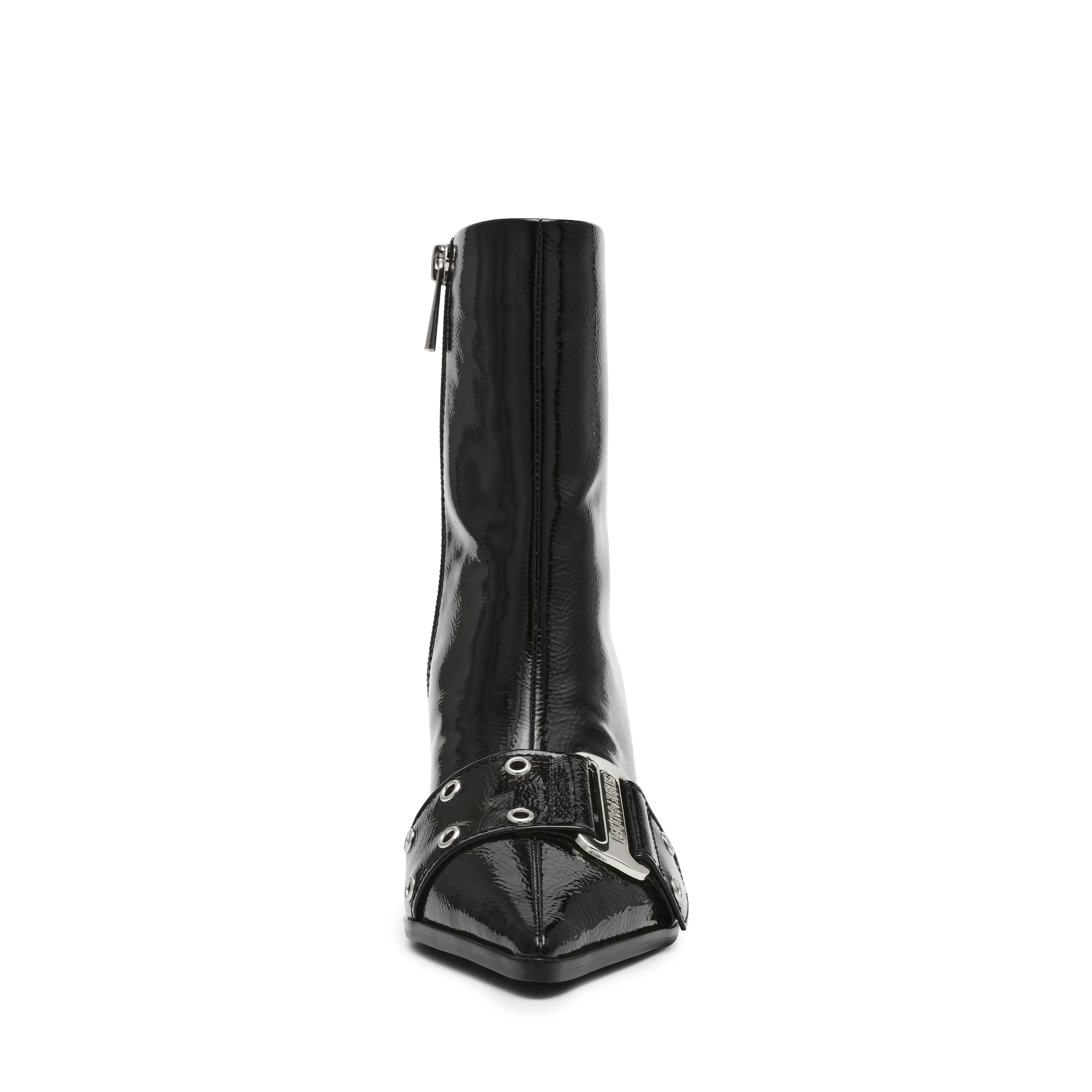 Slinger Bootie BLACK CRINKLE PATENT