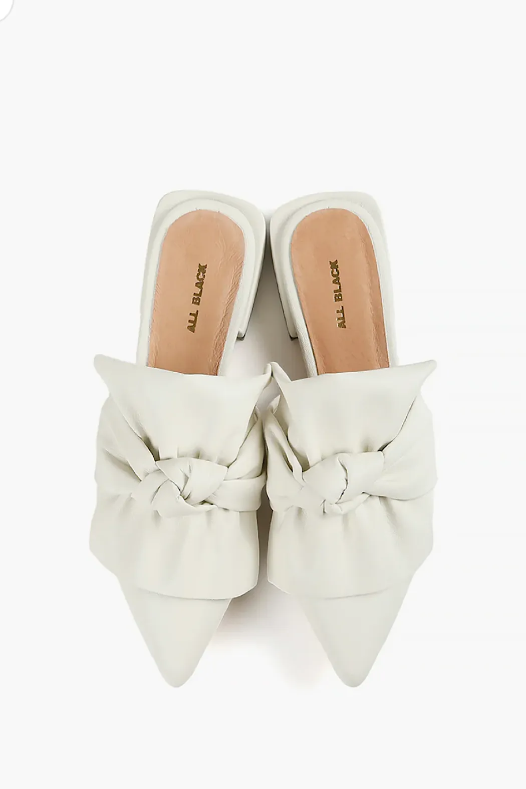 Slip Knot Leather Flats