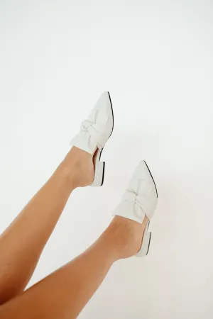 Slip Knot Leather Flats