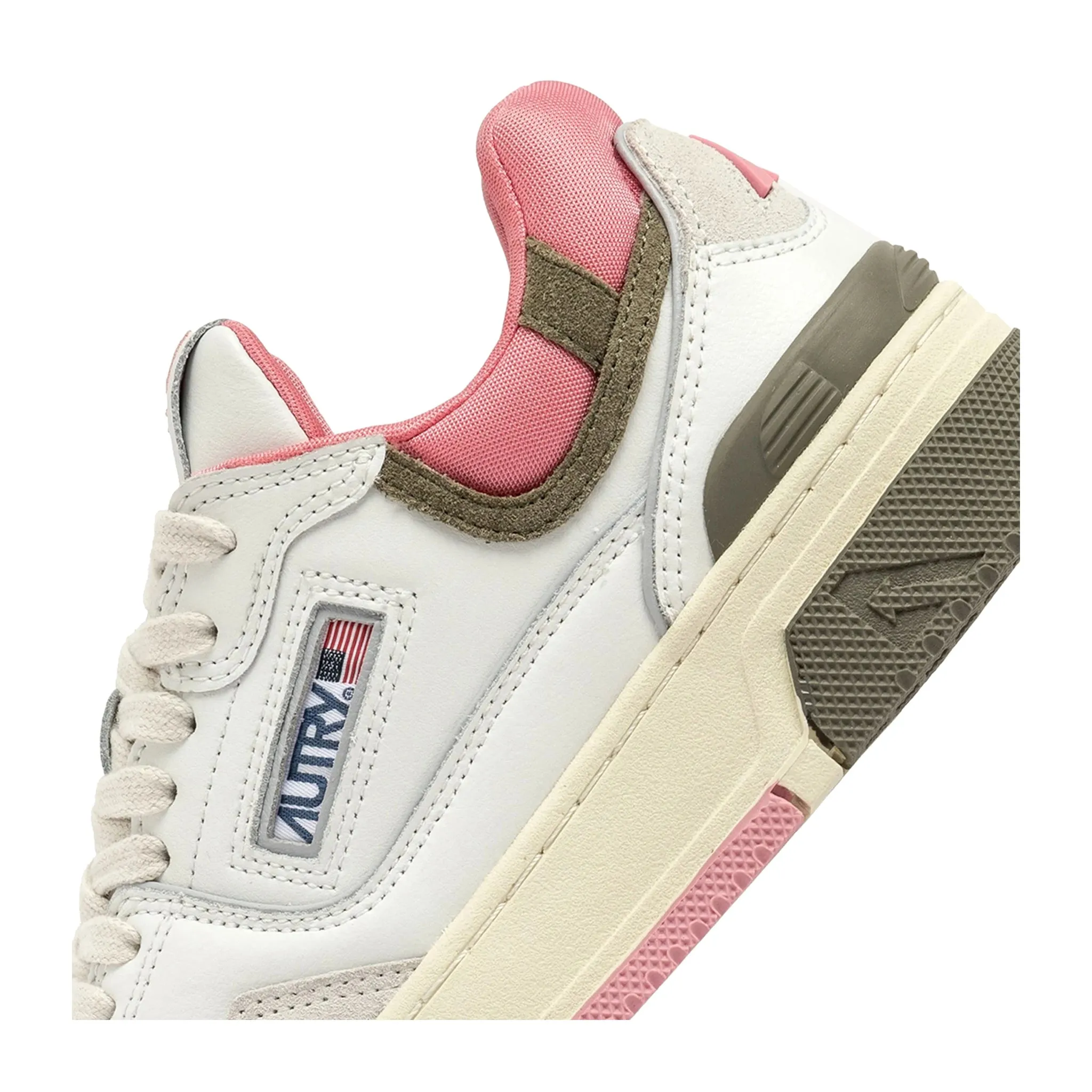 Sneakers Donna CLC Low Bianco/Rosa/Verde