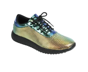 Sneakers Fashion Gym Style Gold & Green