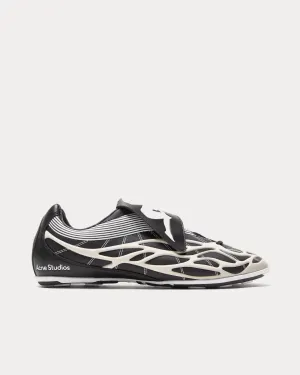 SP-UX Lace-Up Black / White Low Top Sneakers