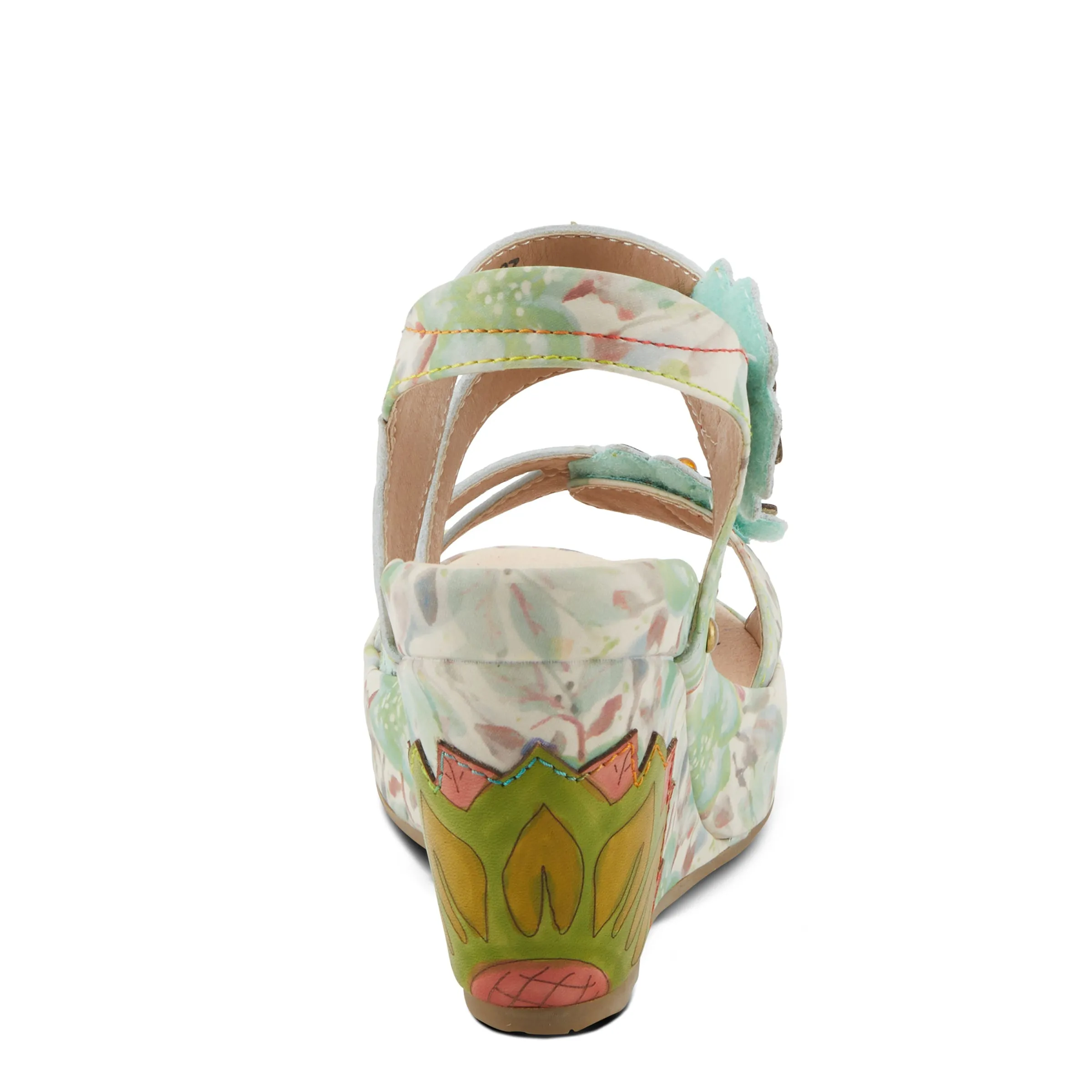 Spring Step Shoes  L'Artiste Karnitsky Sandals Women's Metallic Leather