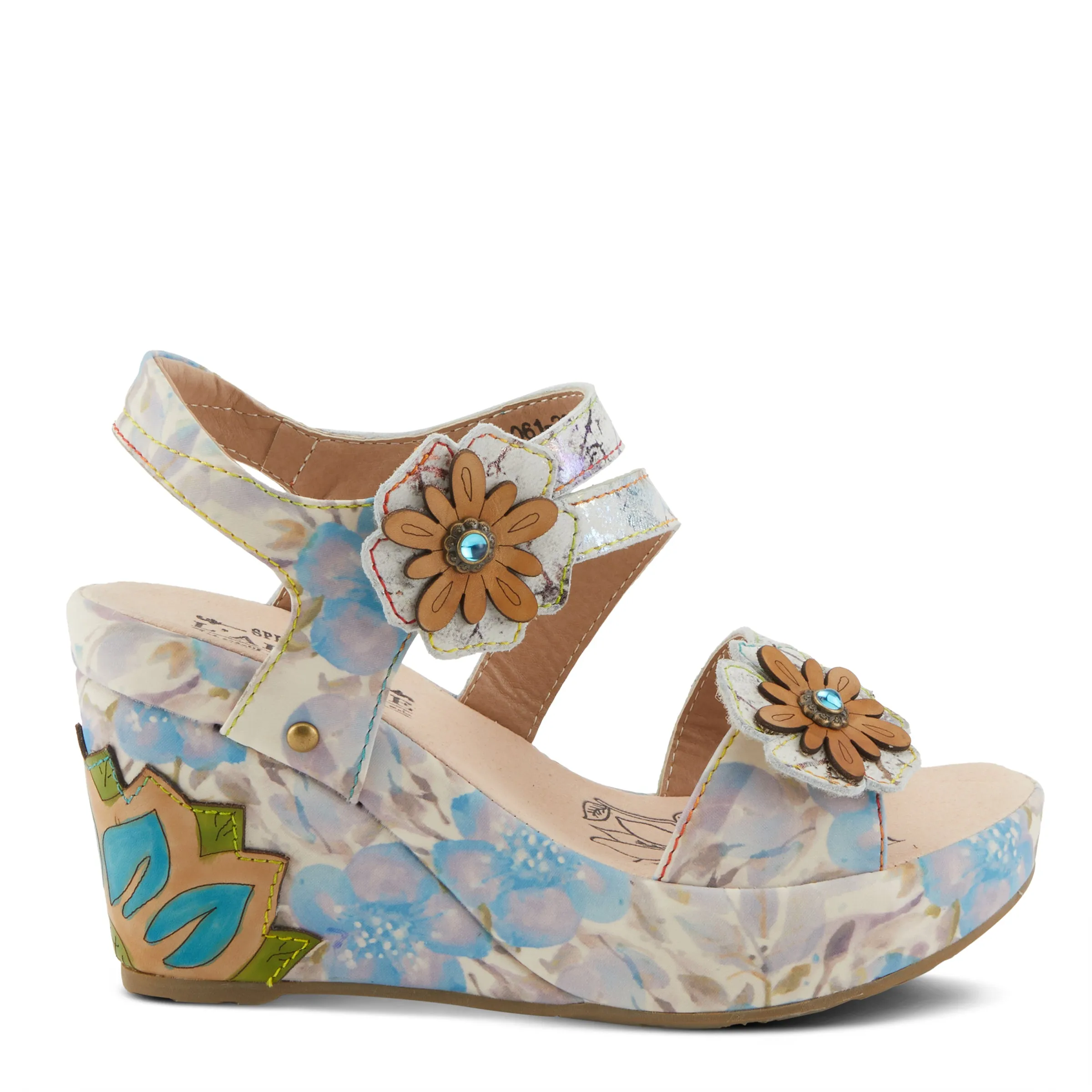 Spring Step Shoes  L'Artiste Karnitsky Sandals Women's Metallic Leather