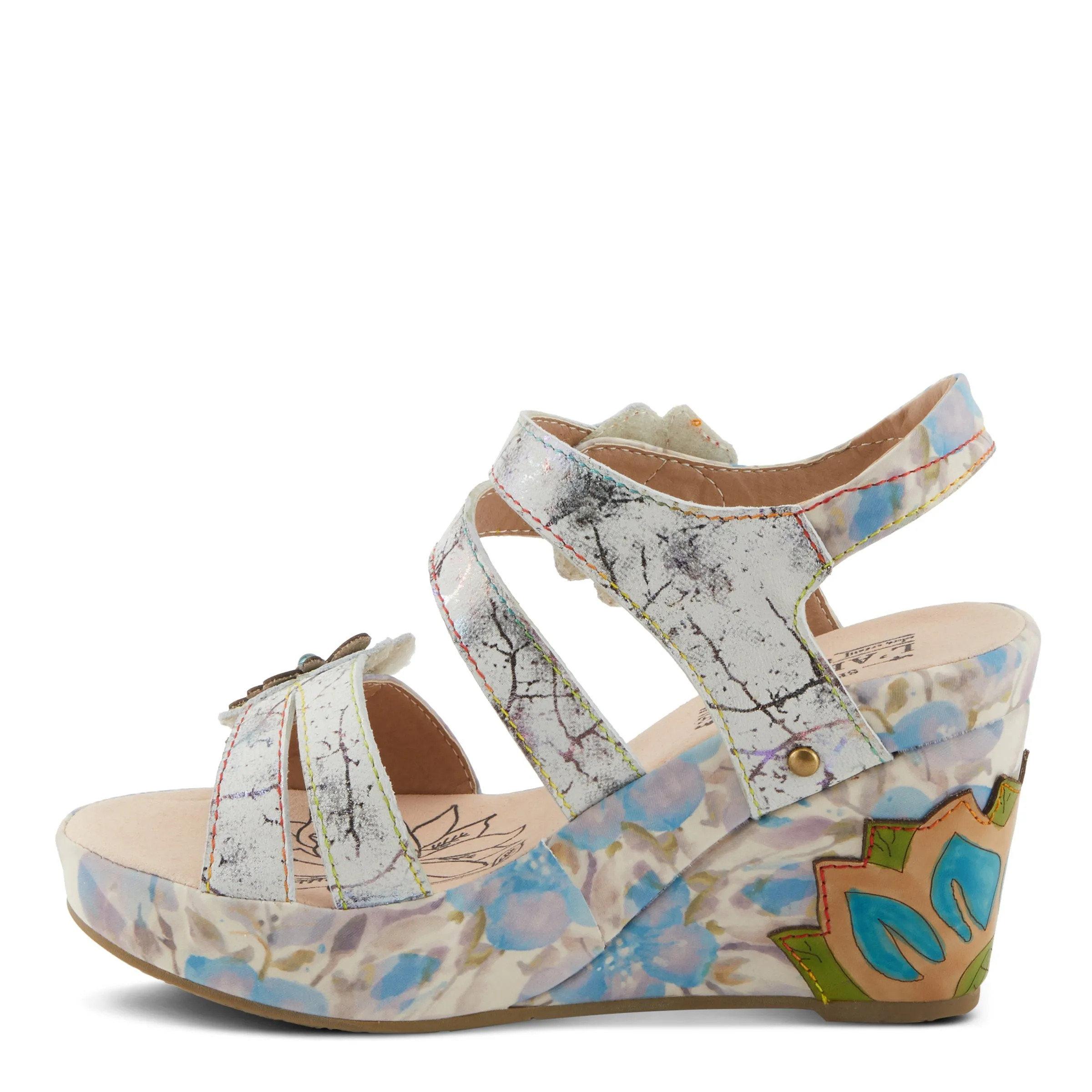 Spring Step Shoes  L'Artiste Karnitsky Sandals Women's Metallic Leather