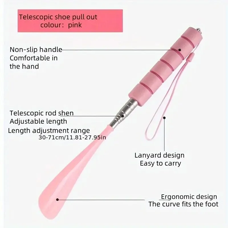 Stainless Steel Extendable Telescopic Shoe Horn