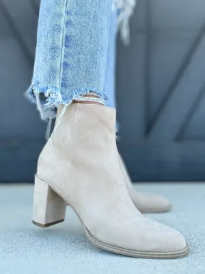 Steve Madden Jozie Bootie in Sand Suede