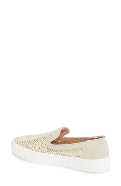 Steve Madden Women's Kicks Raffia Slip On Sneakers TAUPE MULTI
