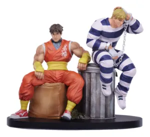 Street Fighter PVC Statue 1/10 Cody & Guy 18 Cm