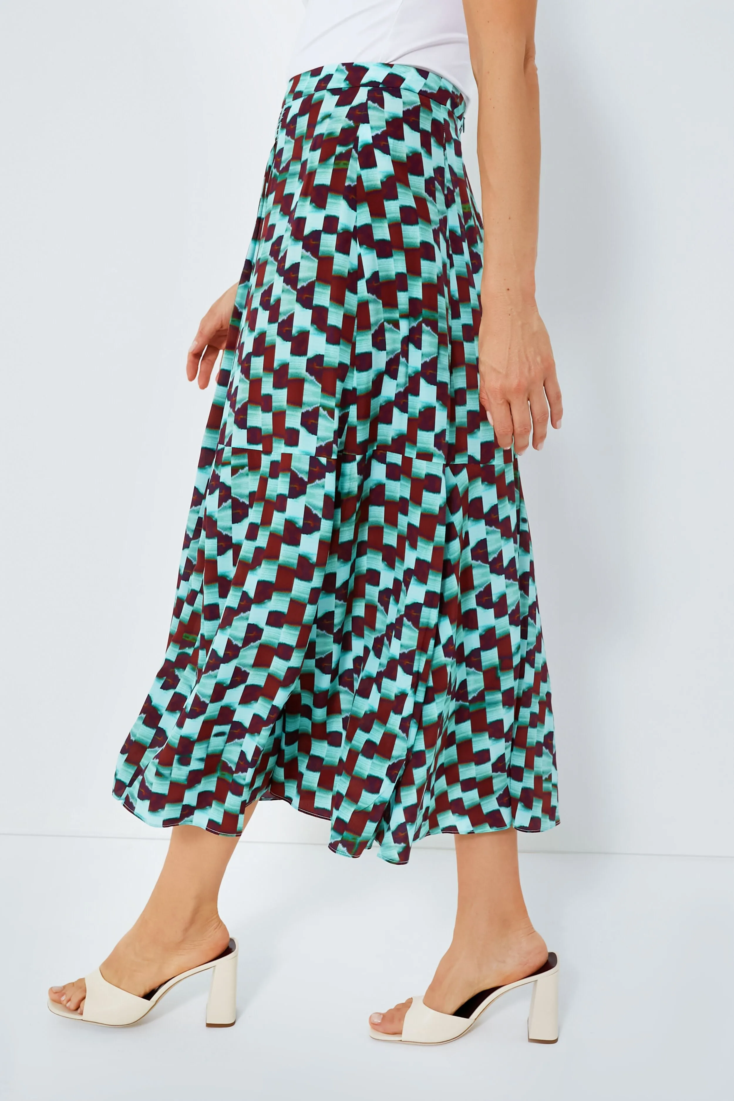 Subway Tile Tucker Skirt