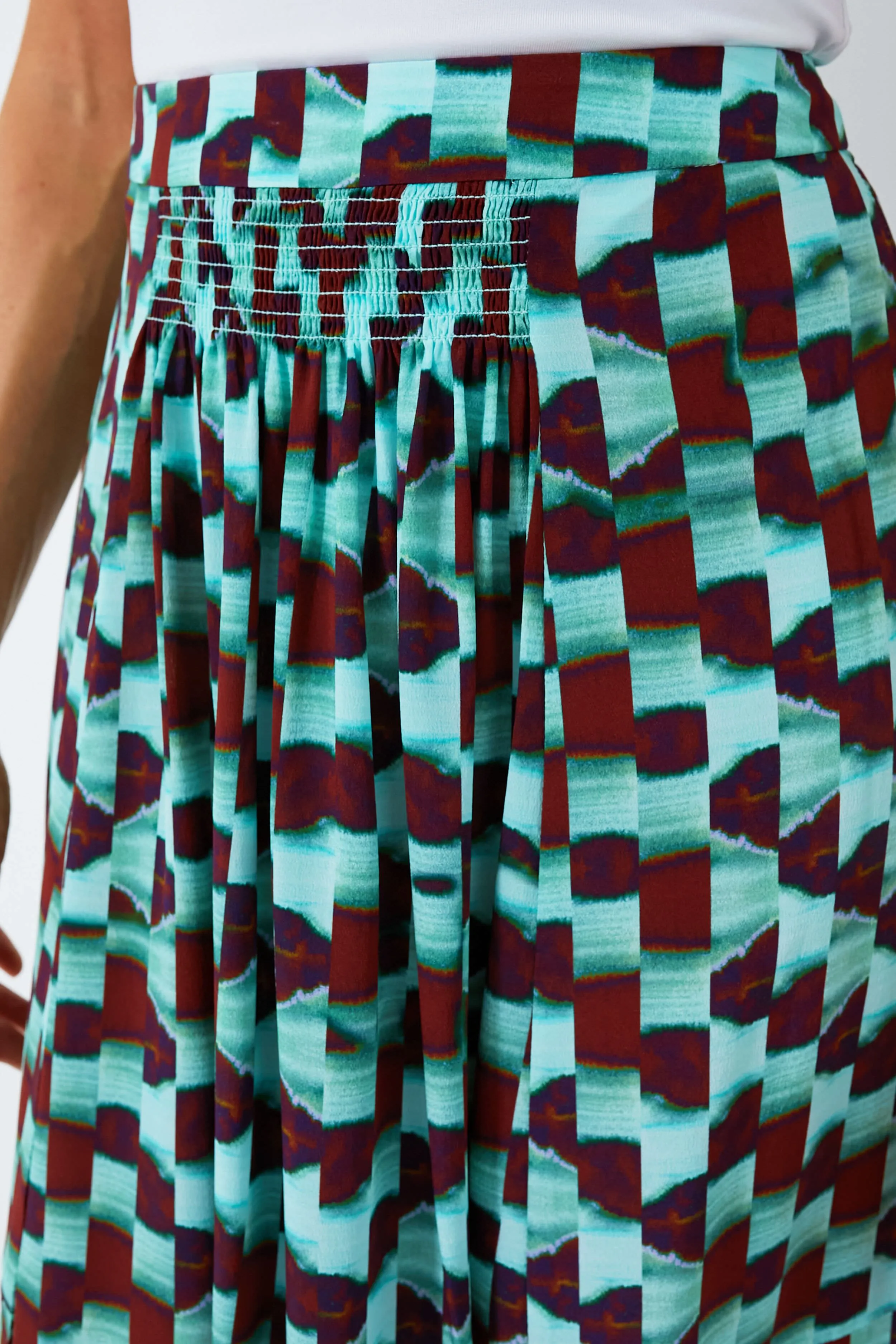 Subway Tile Tucker Skirt