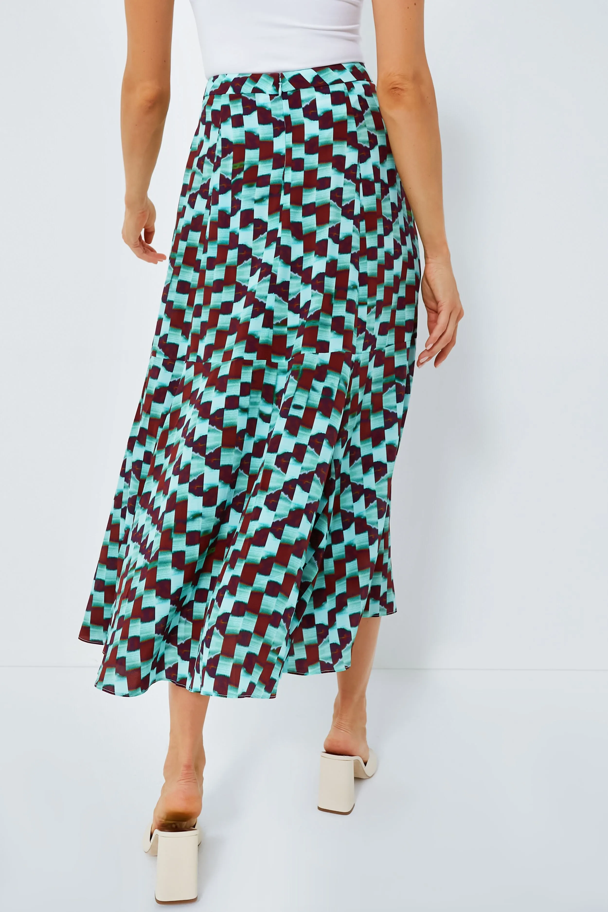 Subway Tile Tucker Skirt