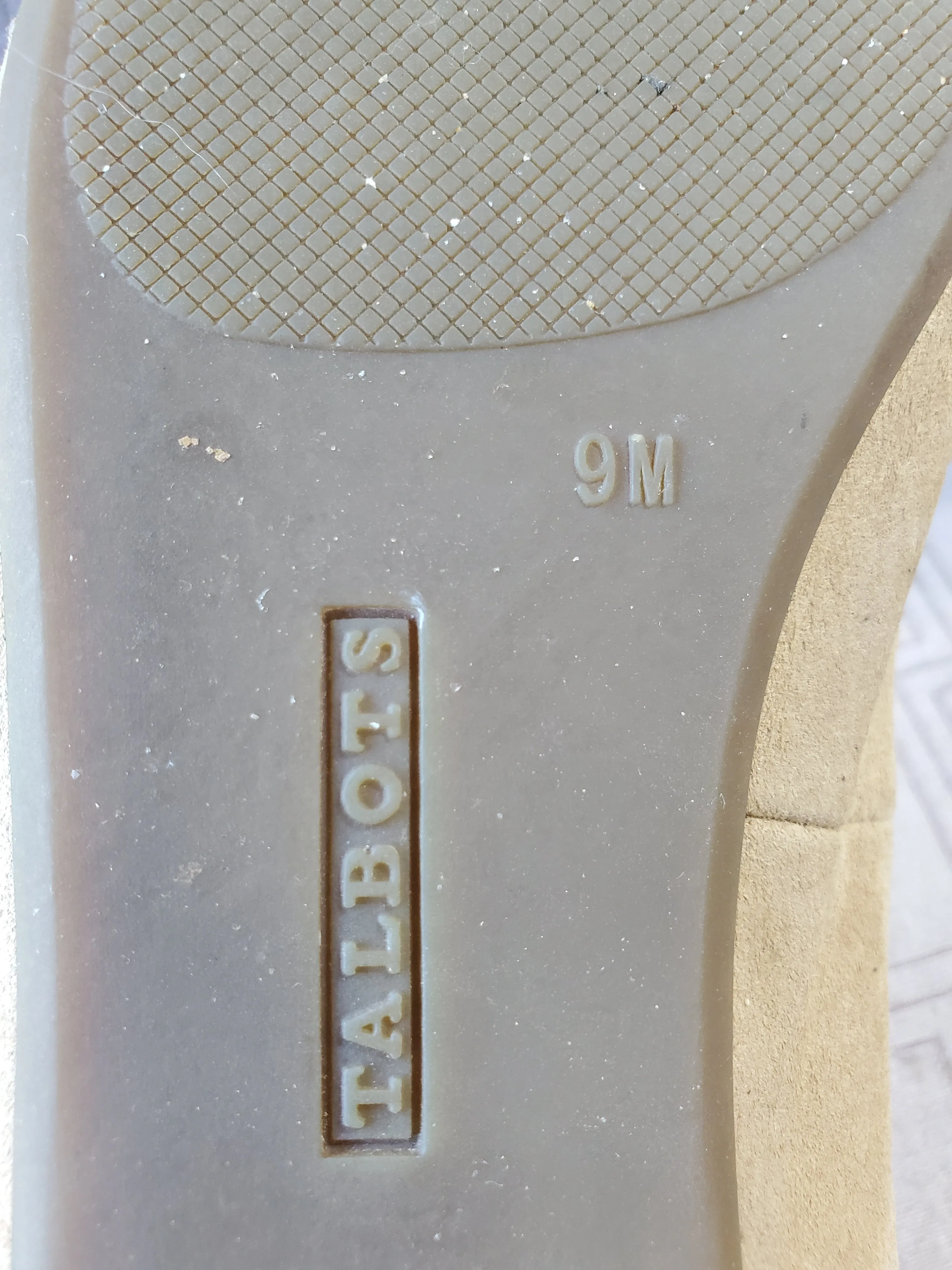 Talbots Tan Suede Loafers—Women's Size 9M