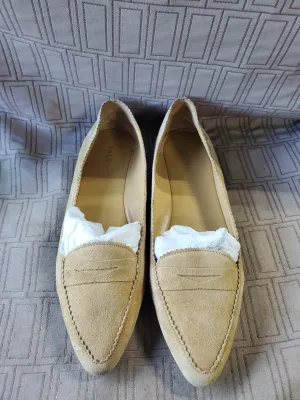 Talbots Tan Suede Loafers—Women's Size 9M