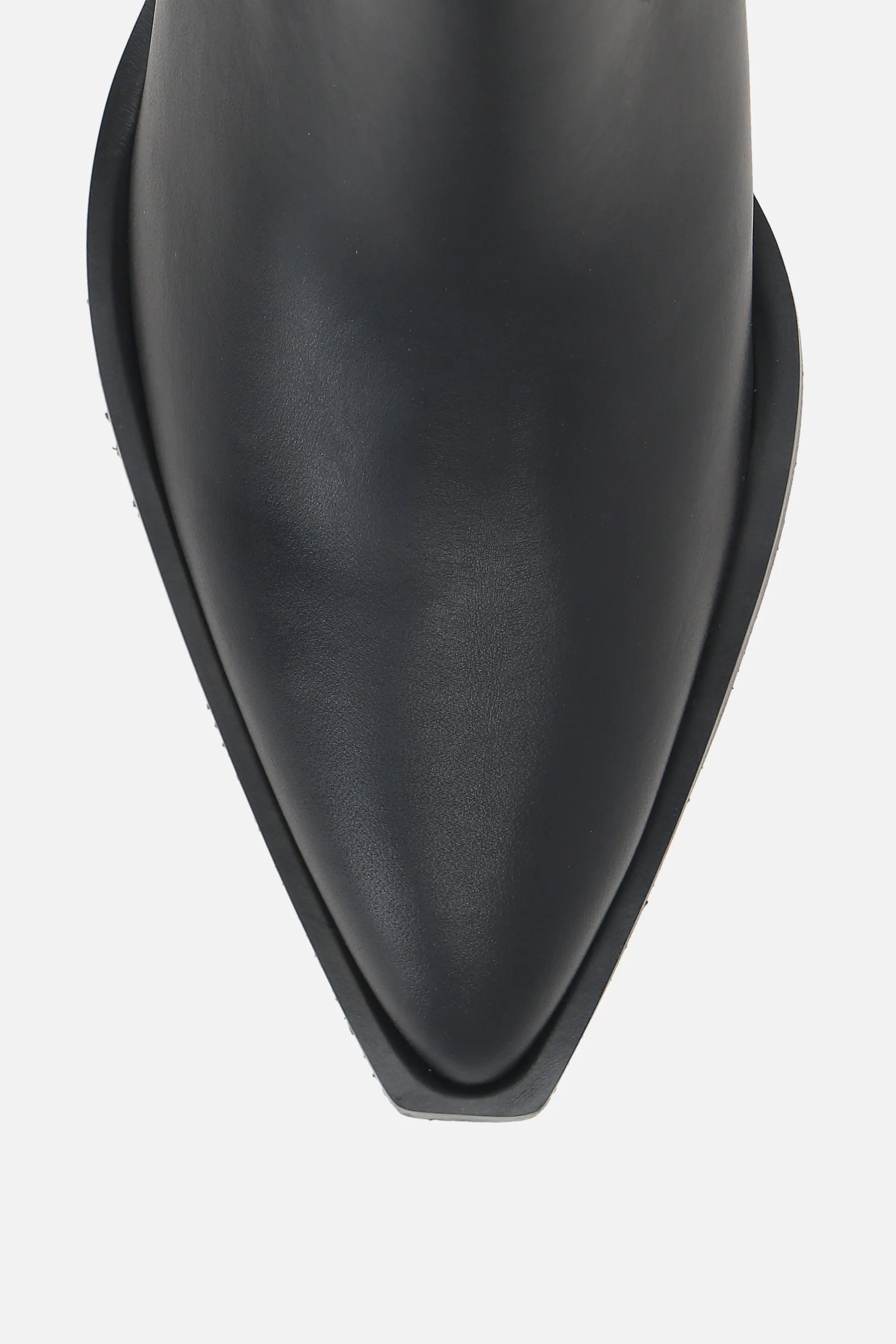 Tate Smooth Leather Western Boots