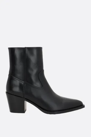 Tate Smooth Leather Western Boots