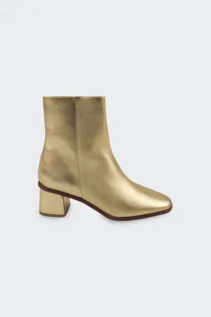 The Tiny Big Sister Gold Boots