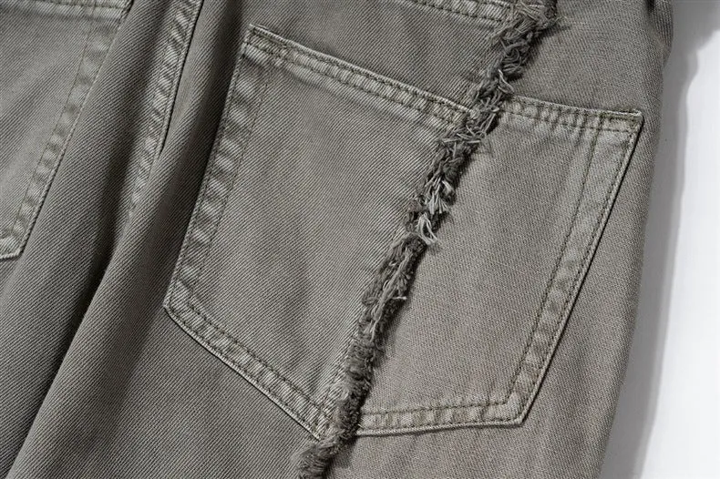 trendy black wide leg cargo pants