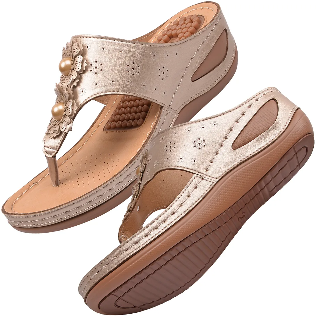 Uniqcloud Massage Arch Support Cushion Footbed Flip-Flops