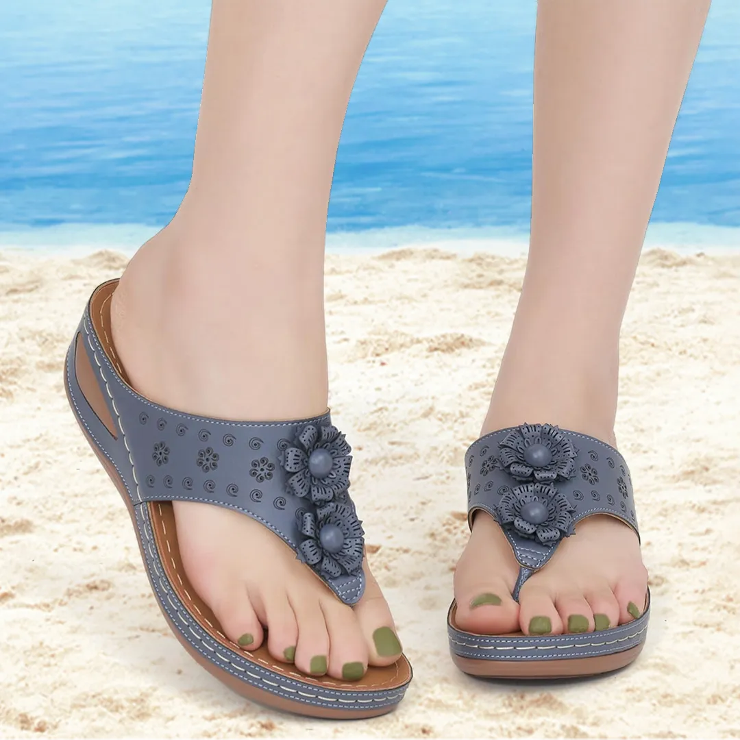 Uniqcloud Massage Arch Support Cushion Footbed Flip-Flops