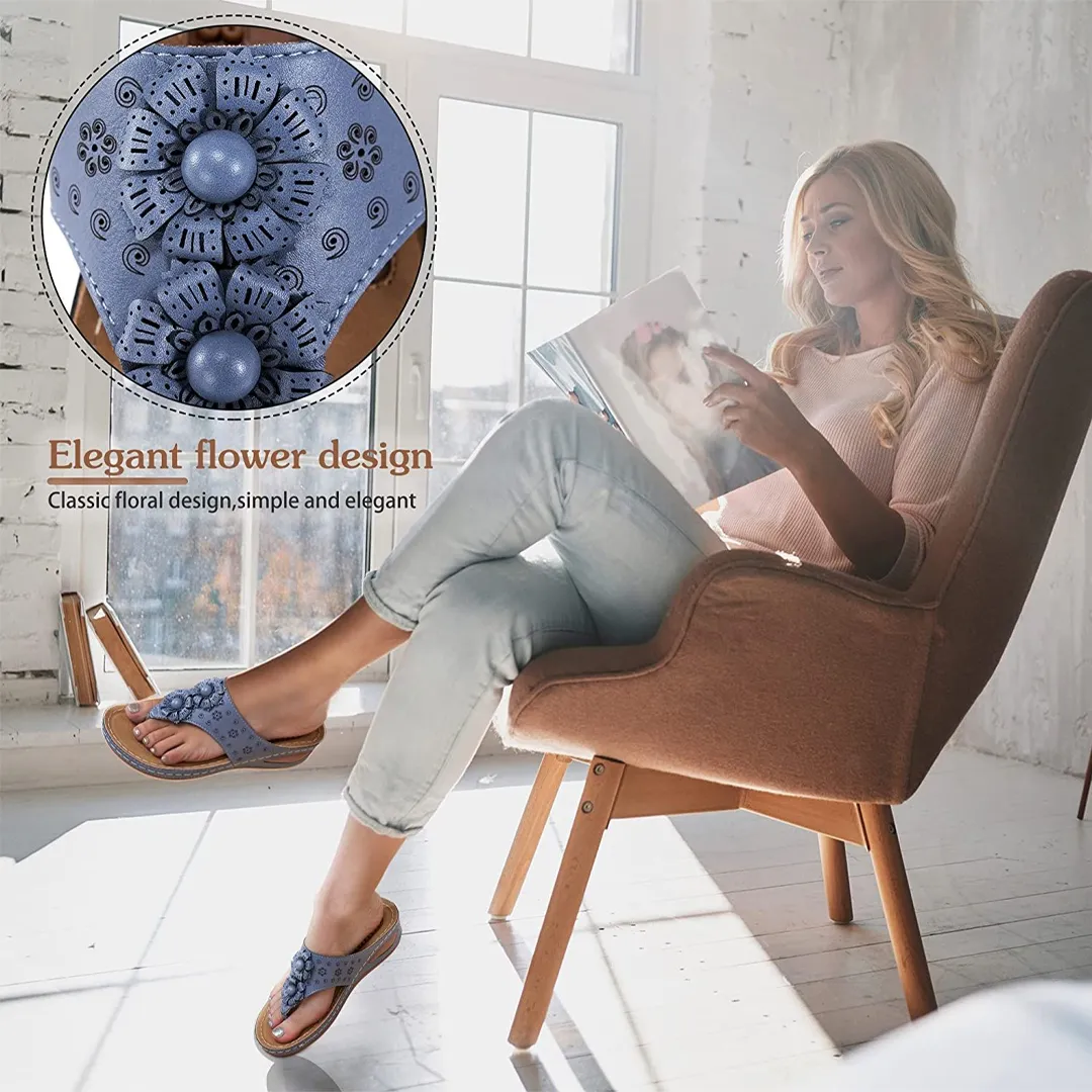 Uniqcloud Massage Arch Support Cushion Footbed Flip-Flops