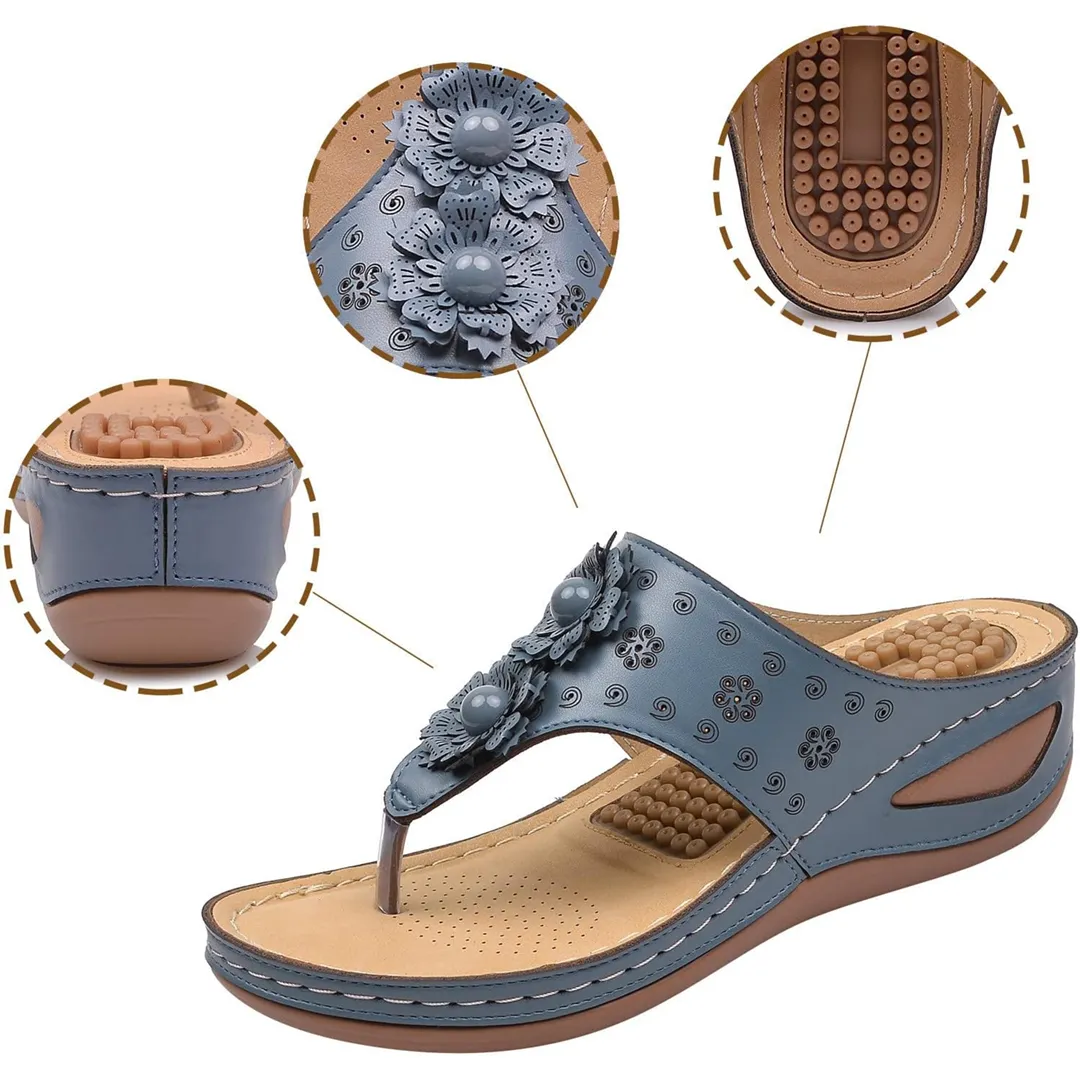 Uniqcloud Massage Arch Support Cushion Footbed Flip-Flops