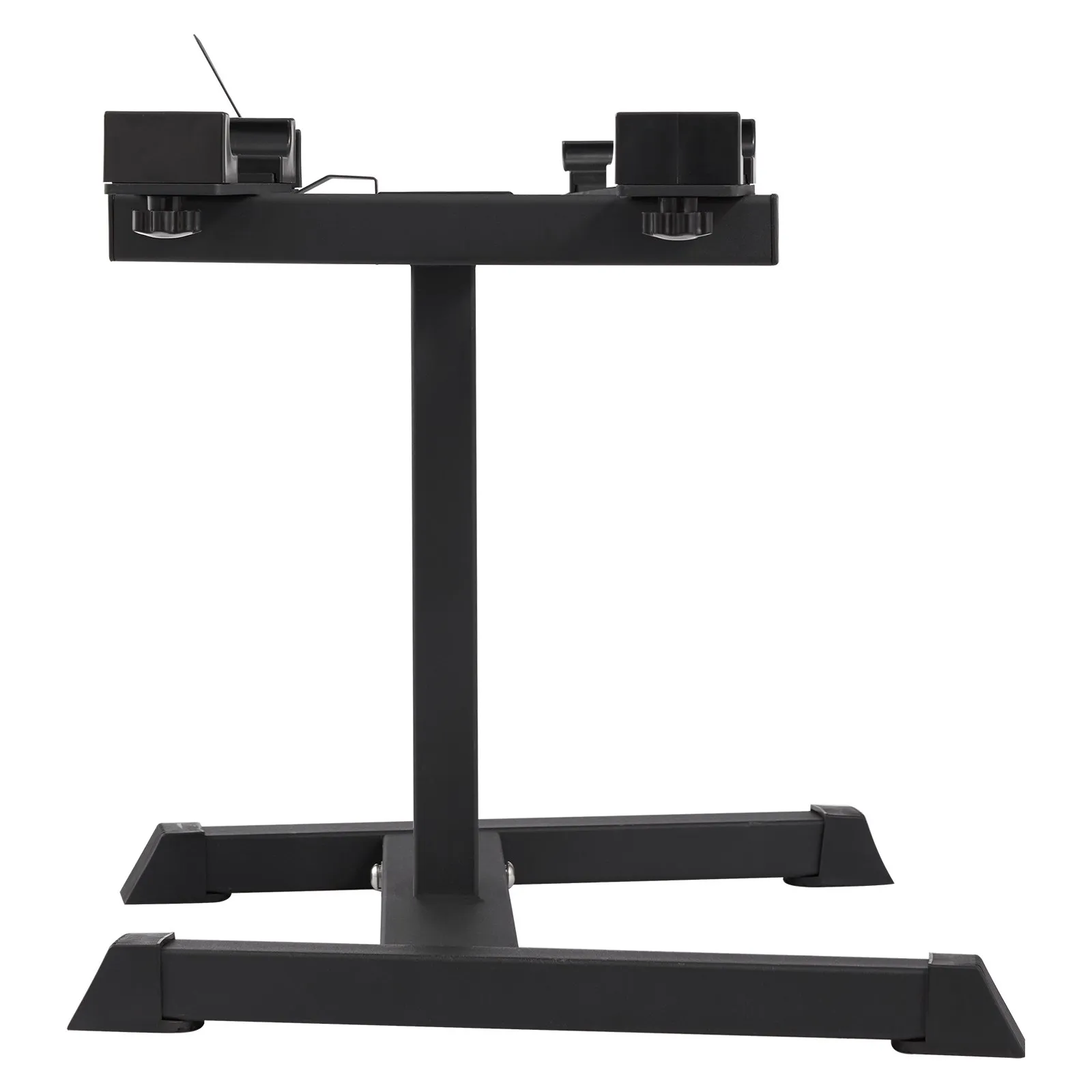 VEVOR Adjustable Dumbbell Stand | Home Fitness Rack with Media Rack