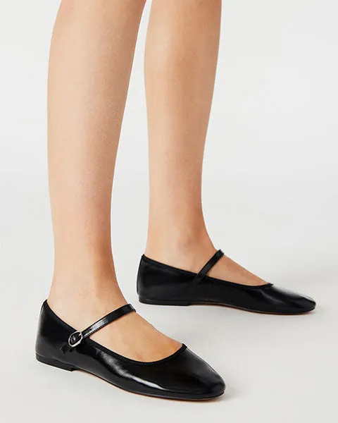 VINETTA BLACK LEATHER
