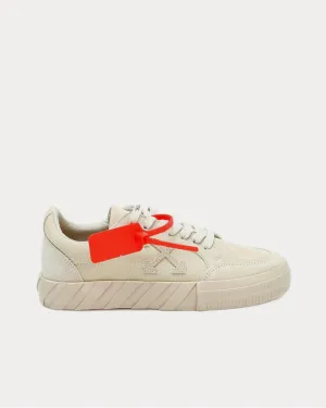 Vulcanized suede Beige Low Top Sneakers