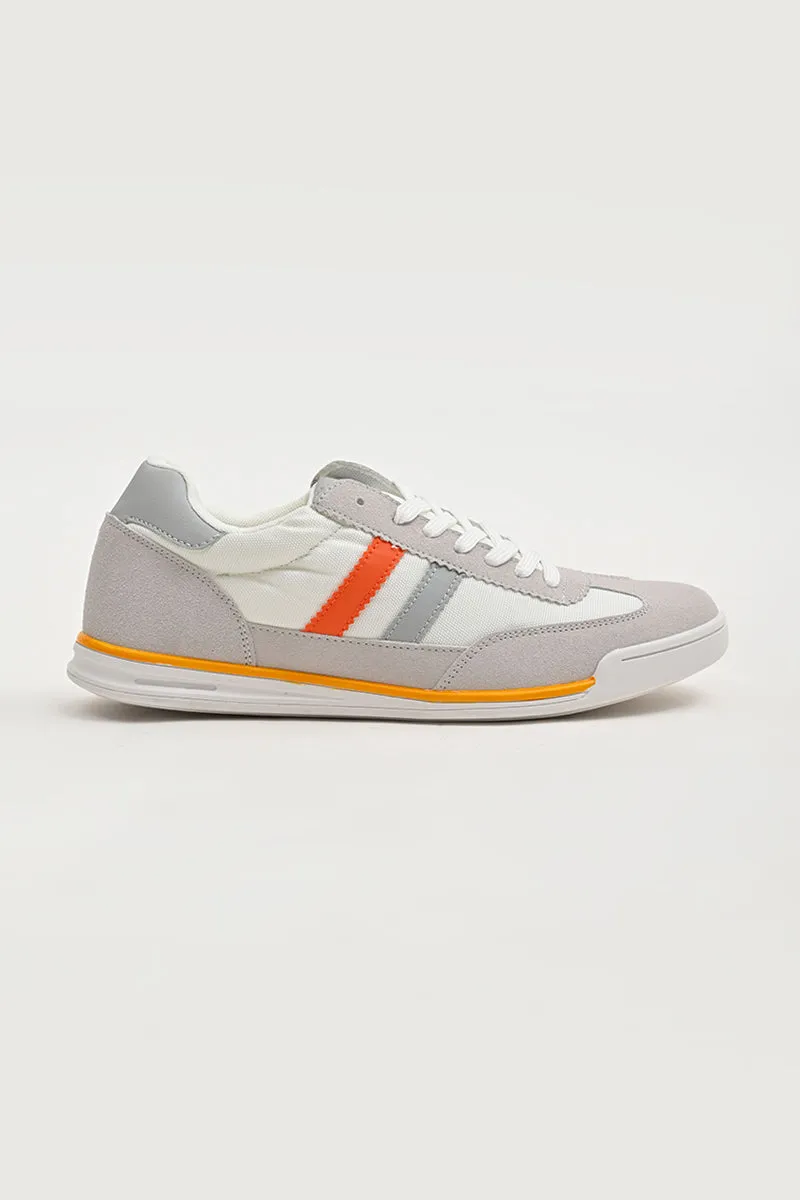 White Striped Sneakers