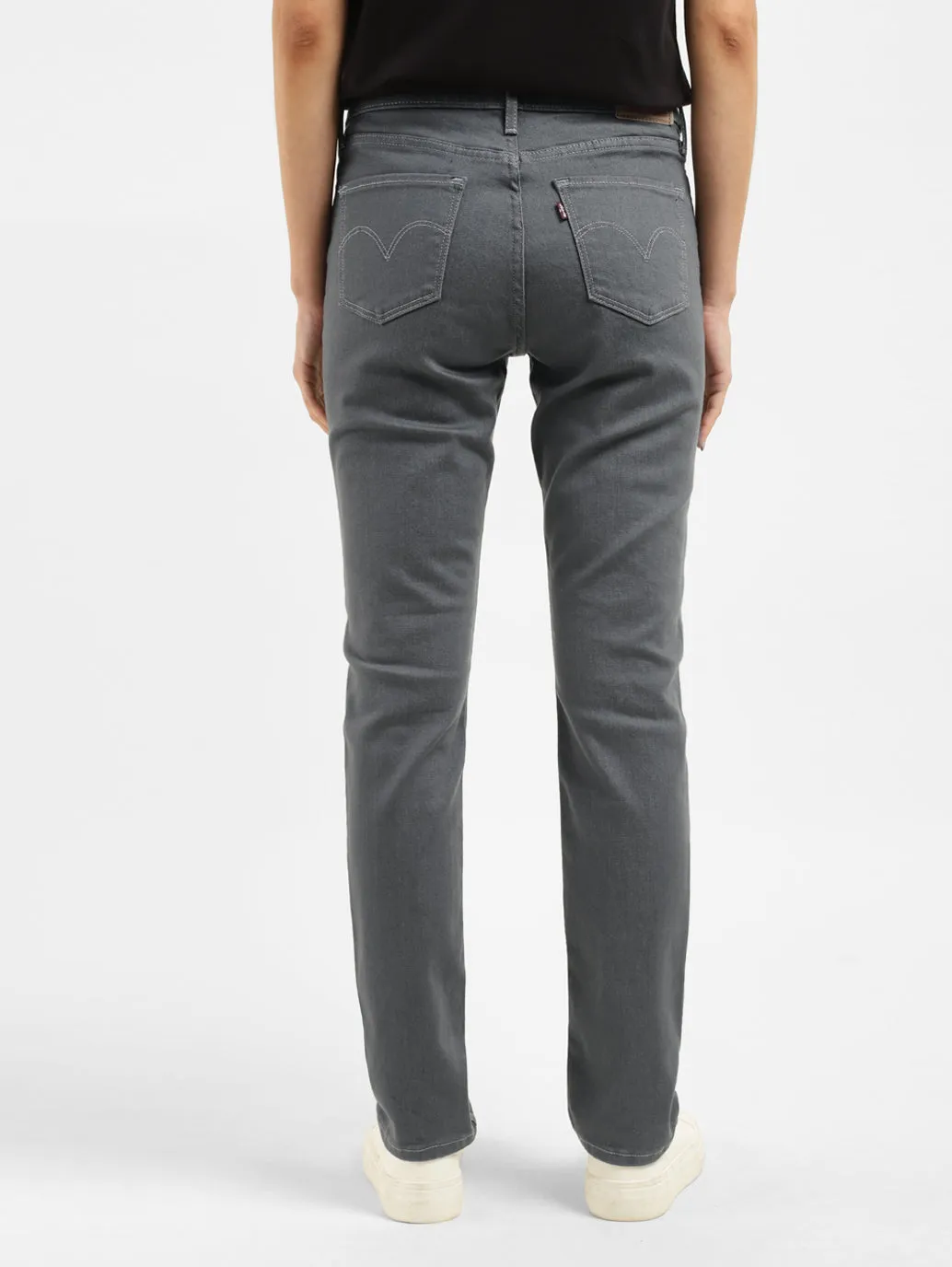 Women's 312 Grey Slim Fit Mid Rise Jeans