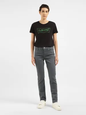 Women's 312 Grey Slim Fit Mid Rise Jeans