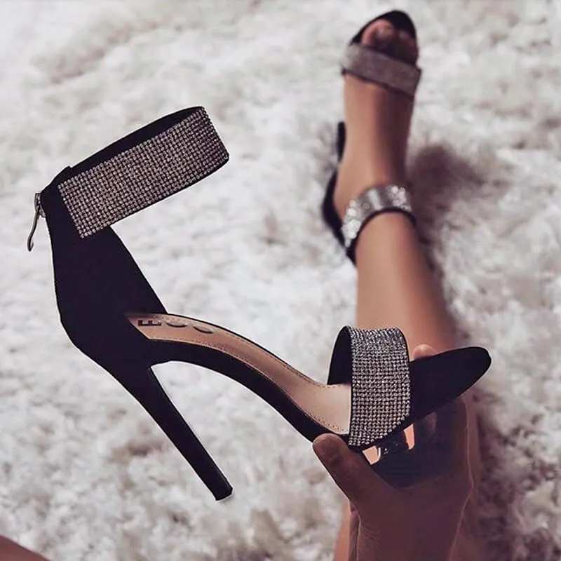 Women's High Stiletto Pump Heeled Sandals