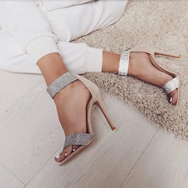 Women's High Stiletto Pump Heeled Sandals