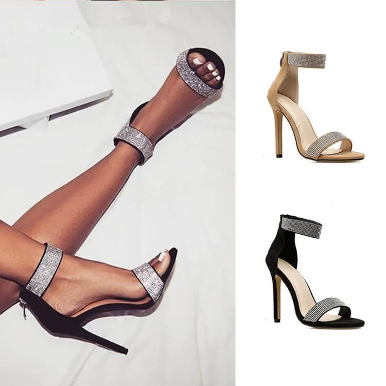 Women's High Stiletto Pump Heeled Sandals