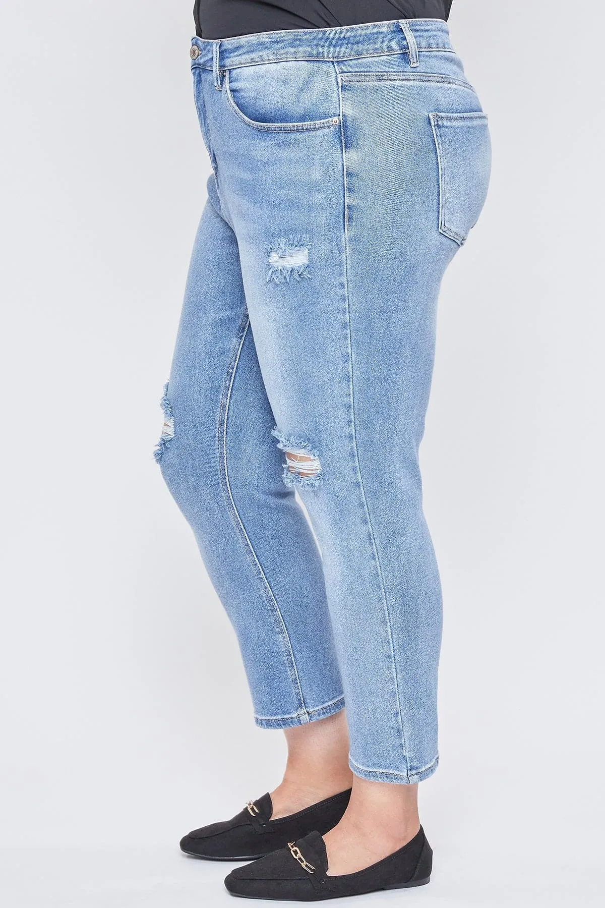 Women's Plus Size Sustainable Vintage Straight Ankle Jeans