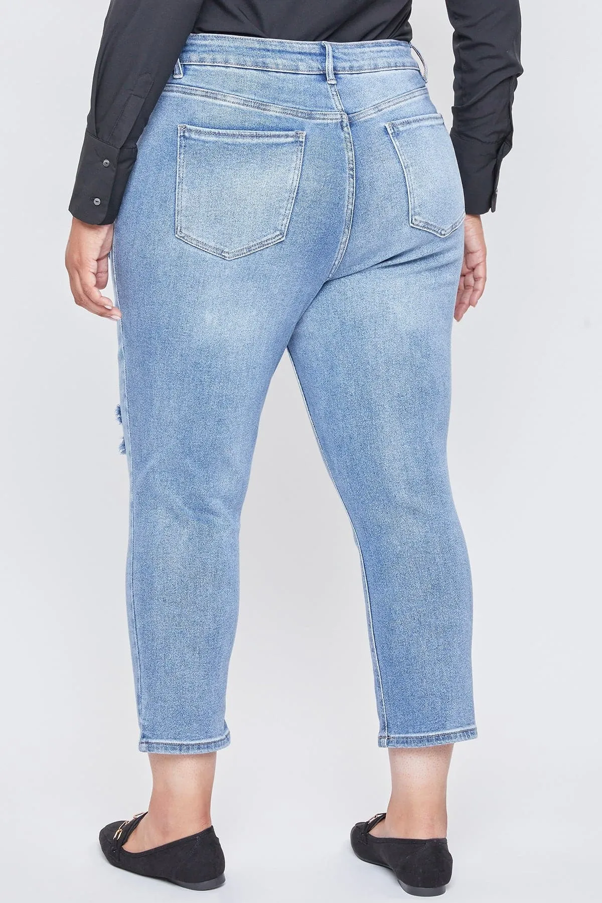 Women's Plus Size Sustainable Vintage Straight Ankle Jeans