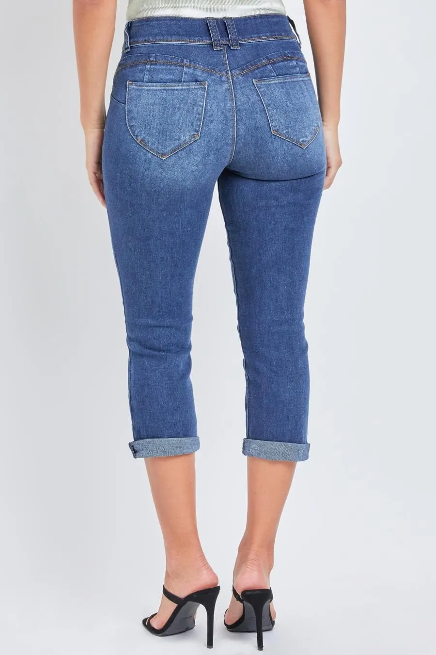 Women's WannaBettaButt Roll Up Cropped Jeans