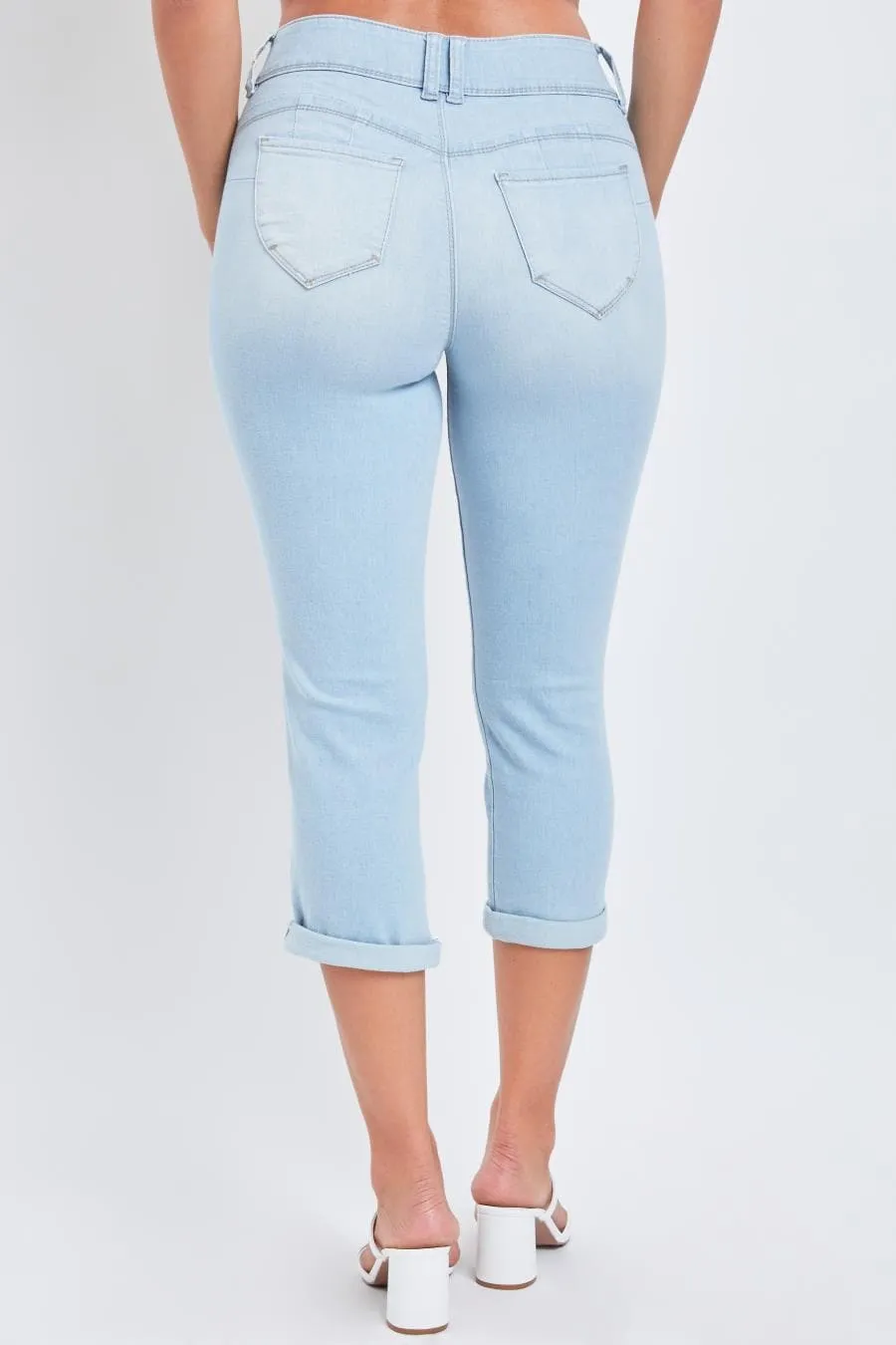 Women's WannaBettaButt Roll Up Cropped Jeans