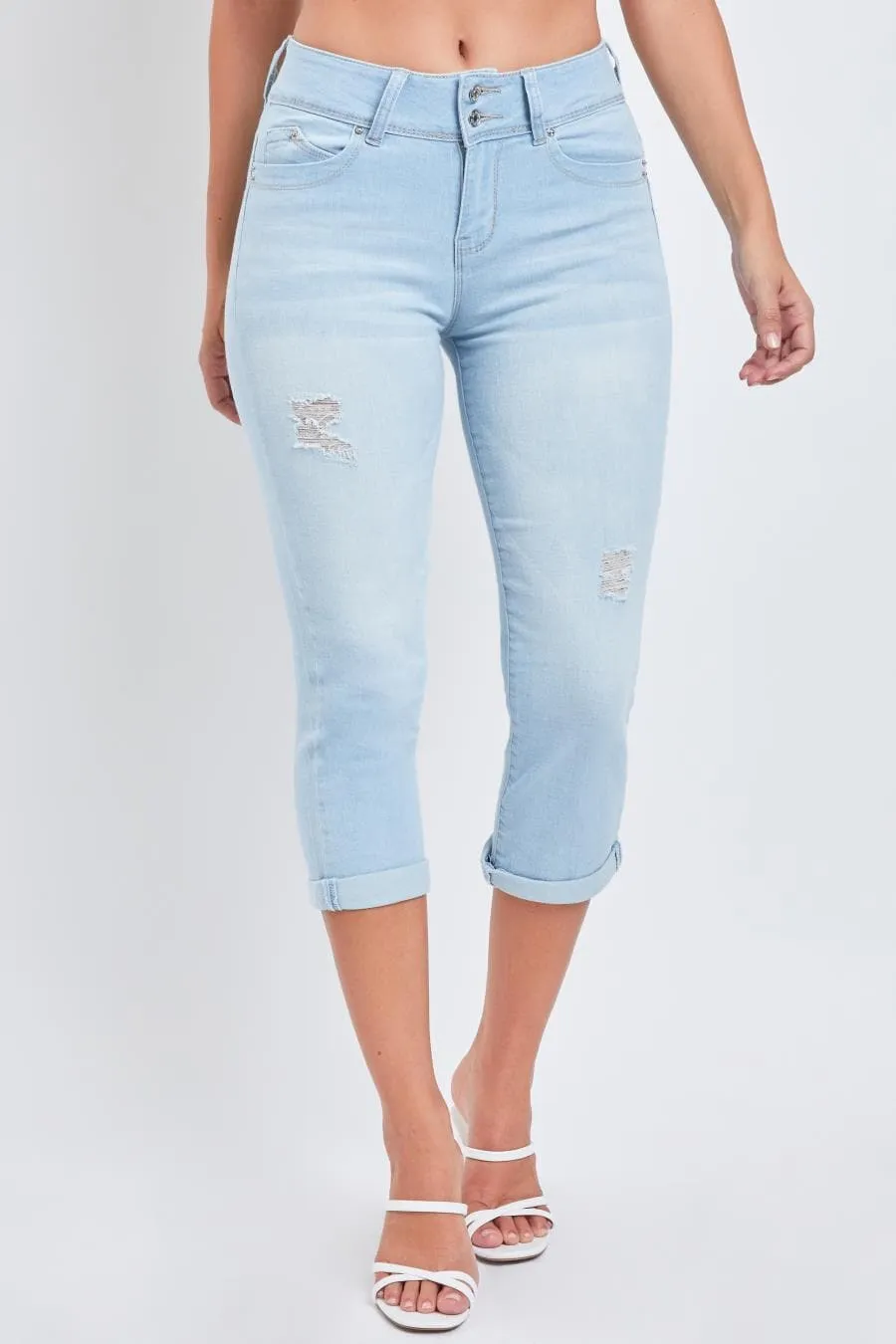Women's WannaBettaButt Roll Up Cropped Jeans