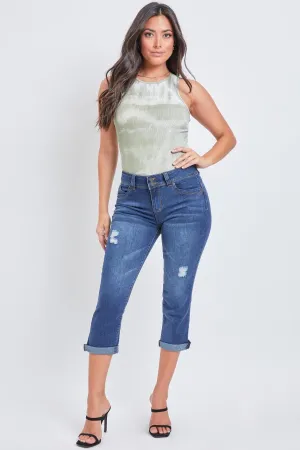 Women's WannaBettaButt Roll Up Cropped Jeans