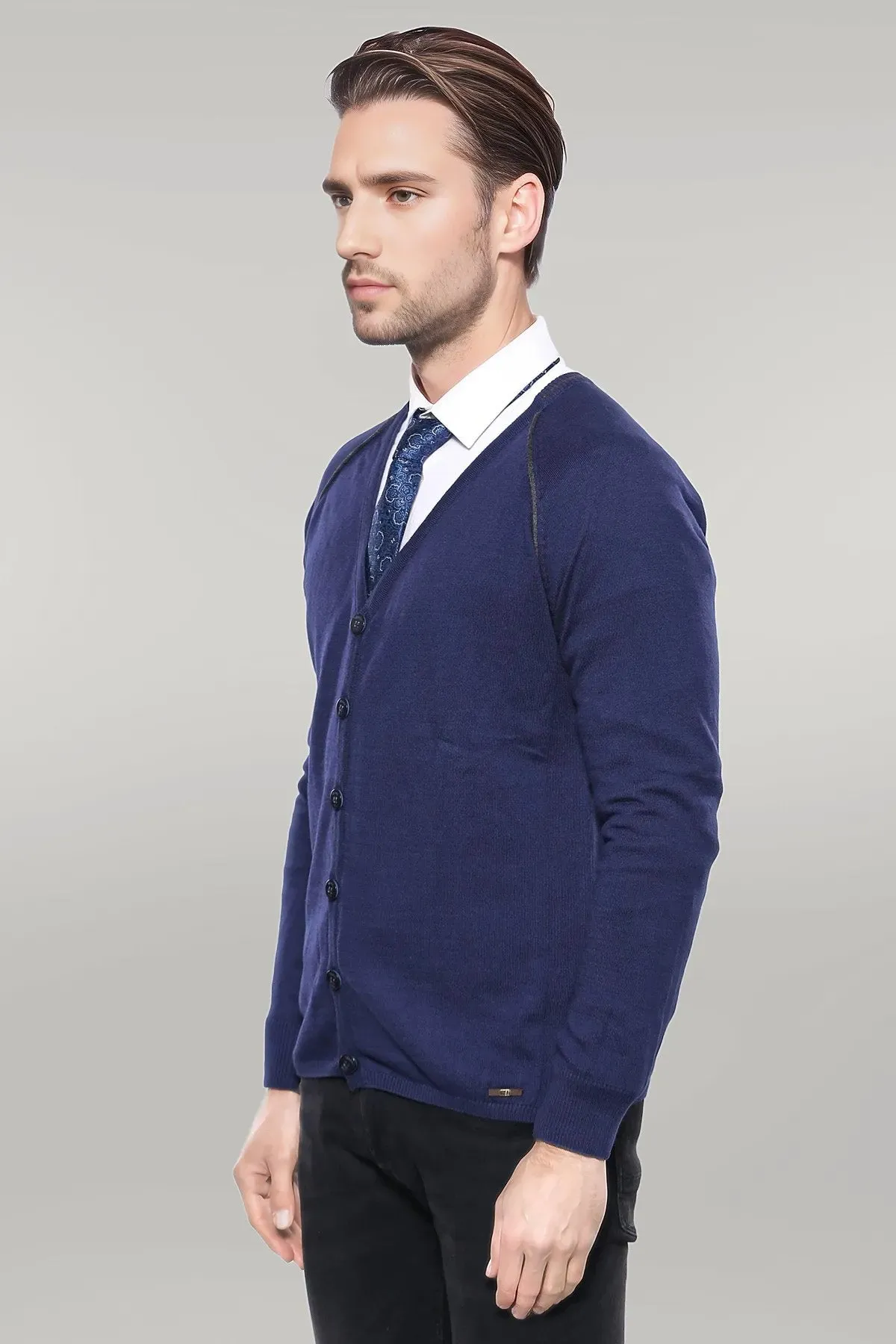 WSS Cotton Knitwear Navy Blue  - Singen