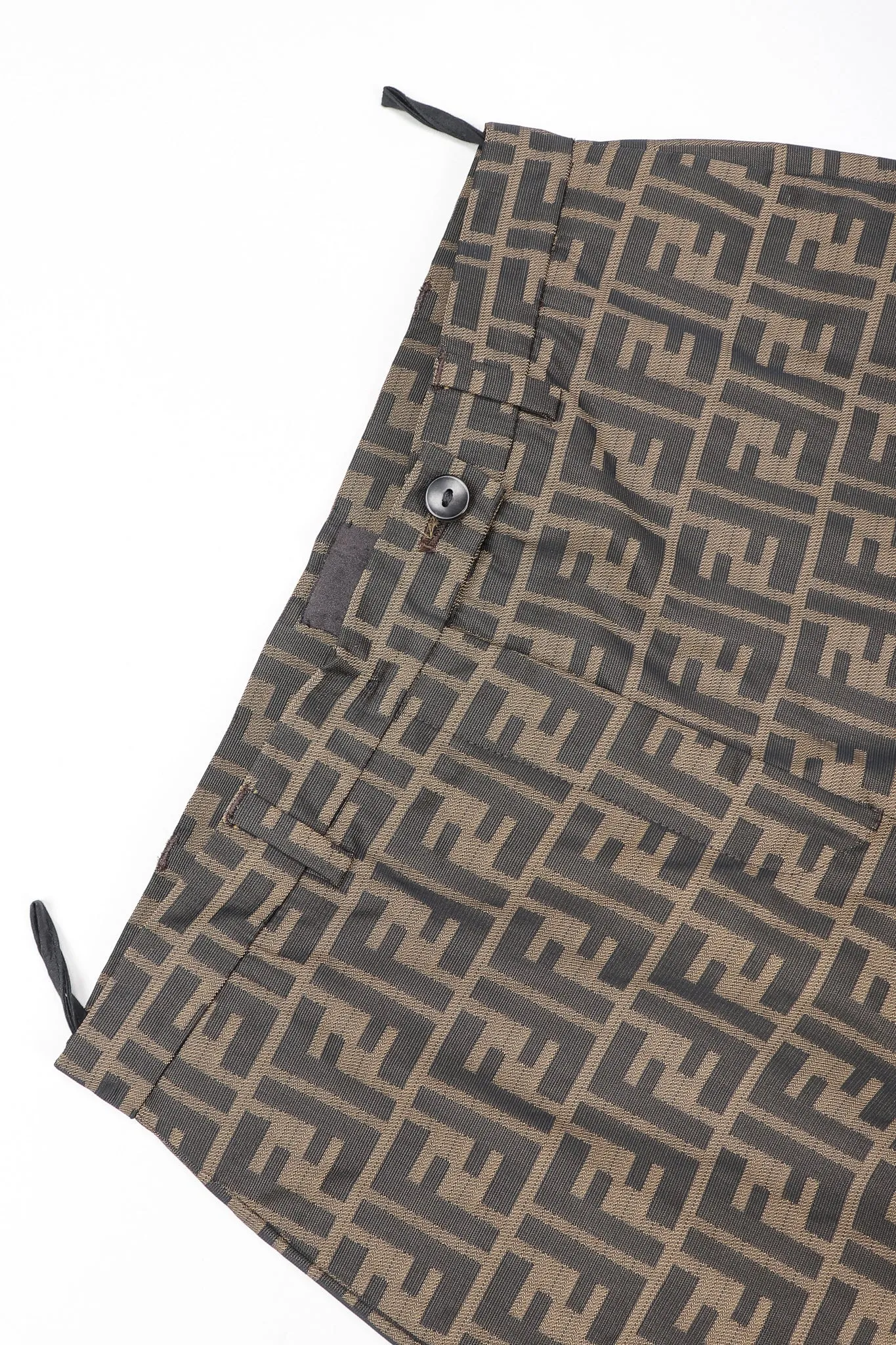 Zucca Monogram Tab-Front Pant