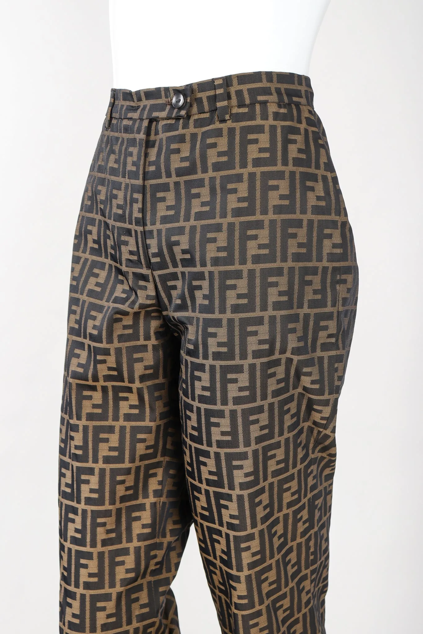 Zucca Monogram Tab-Front Pant