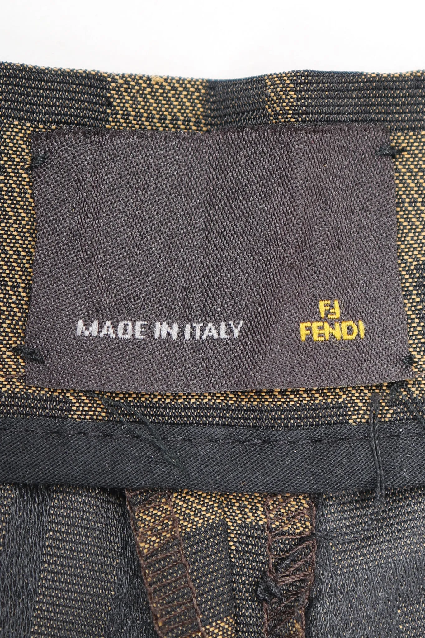 Zucca Monogram Tab-Front Pant