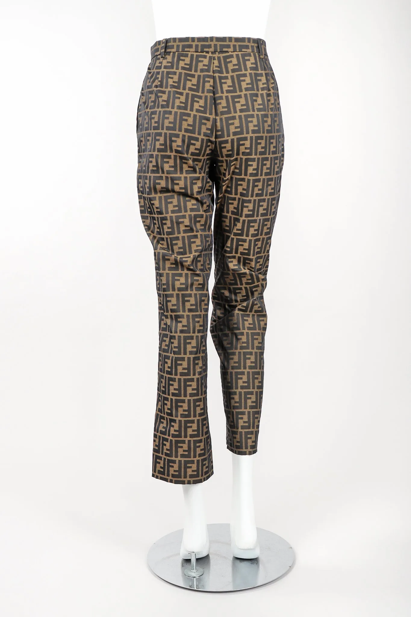 Zucca Monogram Tab-Front Pant