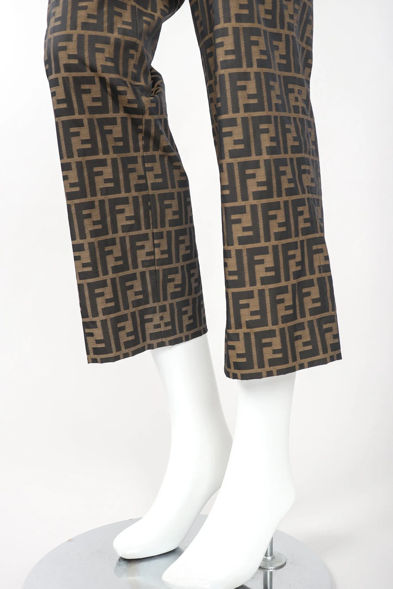 Zucca Monogram Tab-Front Pant