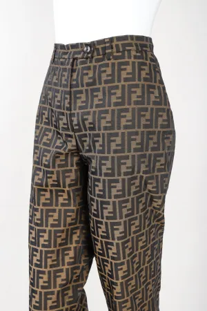 Zucca Monogram Tab-Front Pant