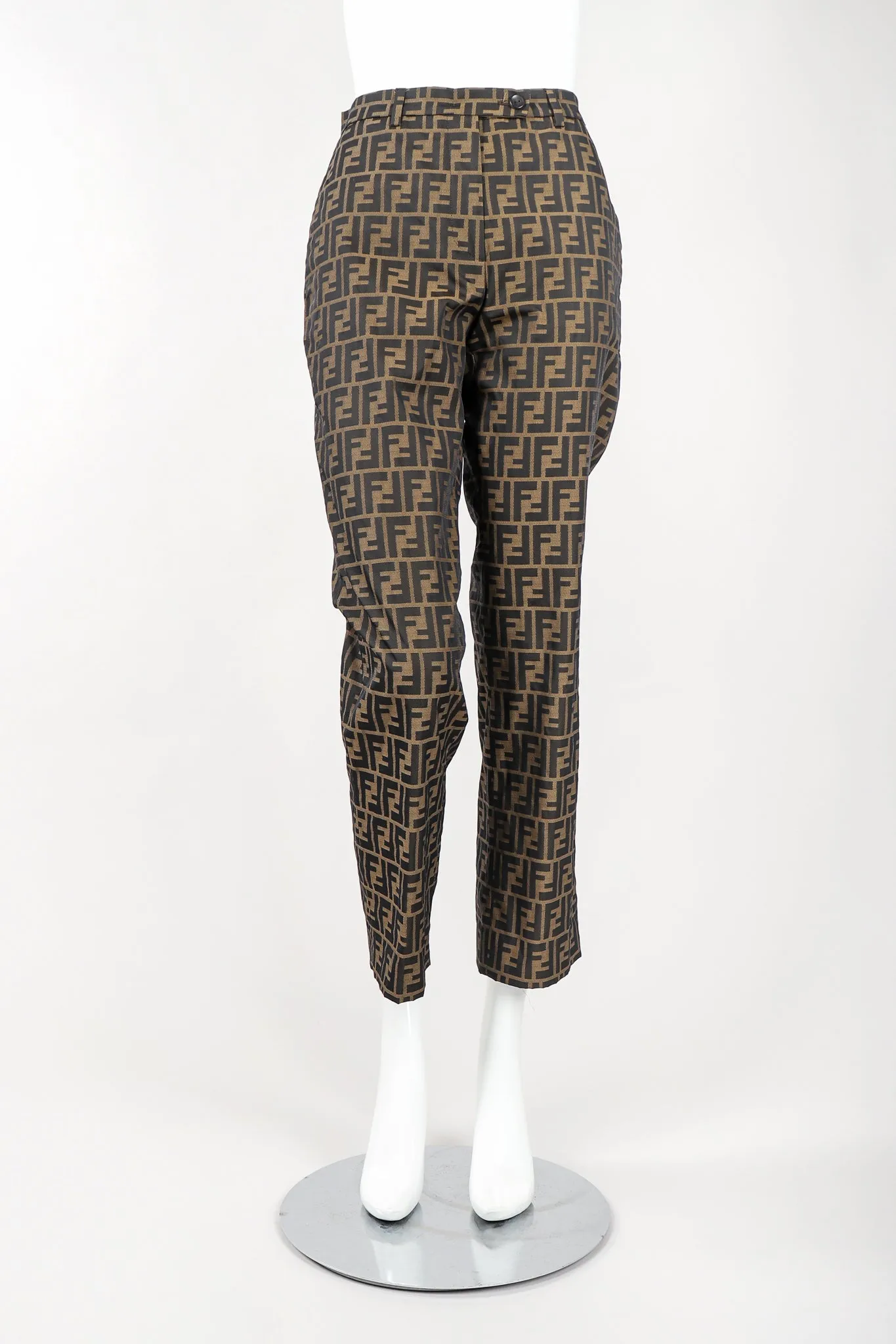 Zucca Monogram Tab-Front Pant