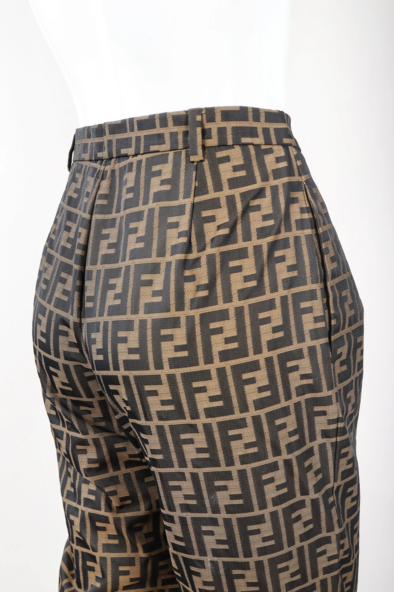 Zucca Monogram Tab-Front Pant